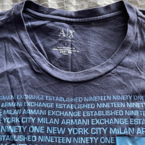 Armani Exchange T-shirt size L - Picture 3 of 5